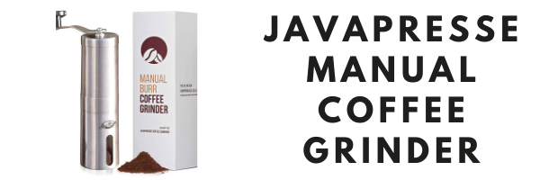 JavaPresse Manual Coffee Grinder Header