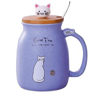 BigNoseDeer Cute Cat Ceramic Coffee Mug