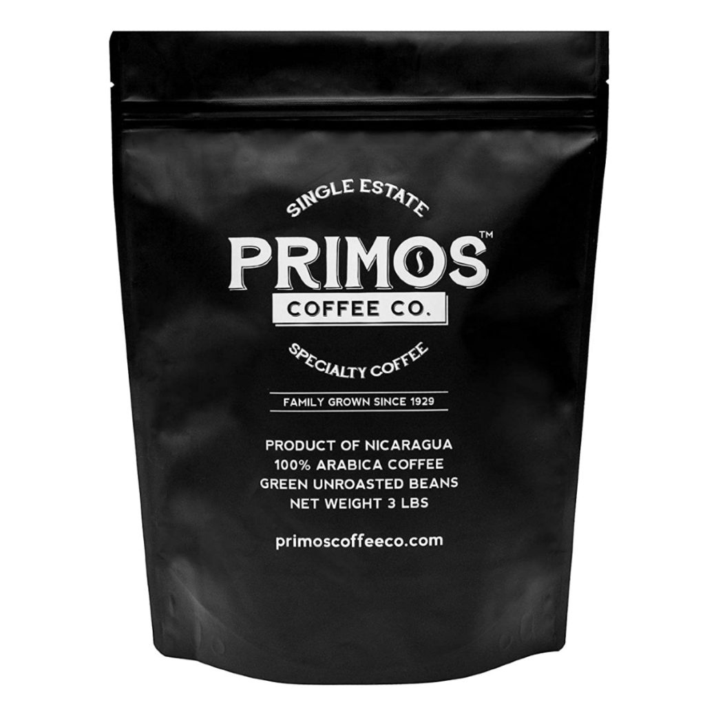 Primos Coffee Co. Unroasted Green Coffee Beans