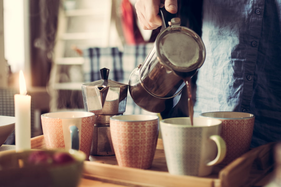 An image of different cups of coffee