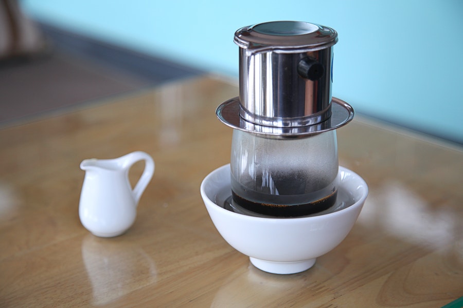 A vietnamese coffee maker