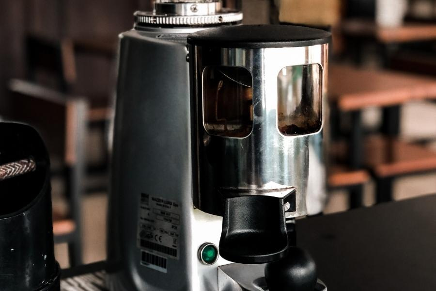 A close-up image of a coffee maker