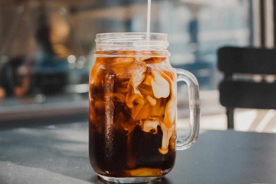 A cold brew coffee