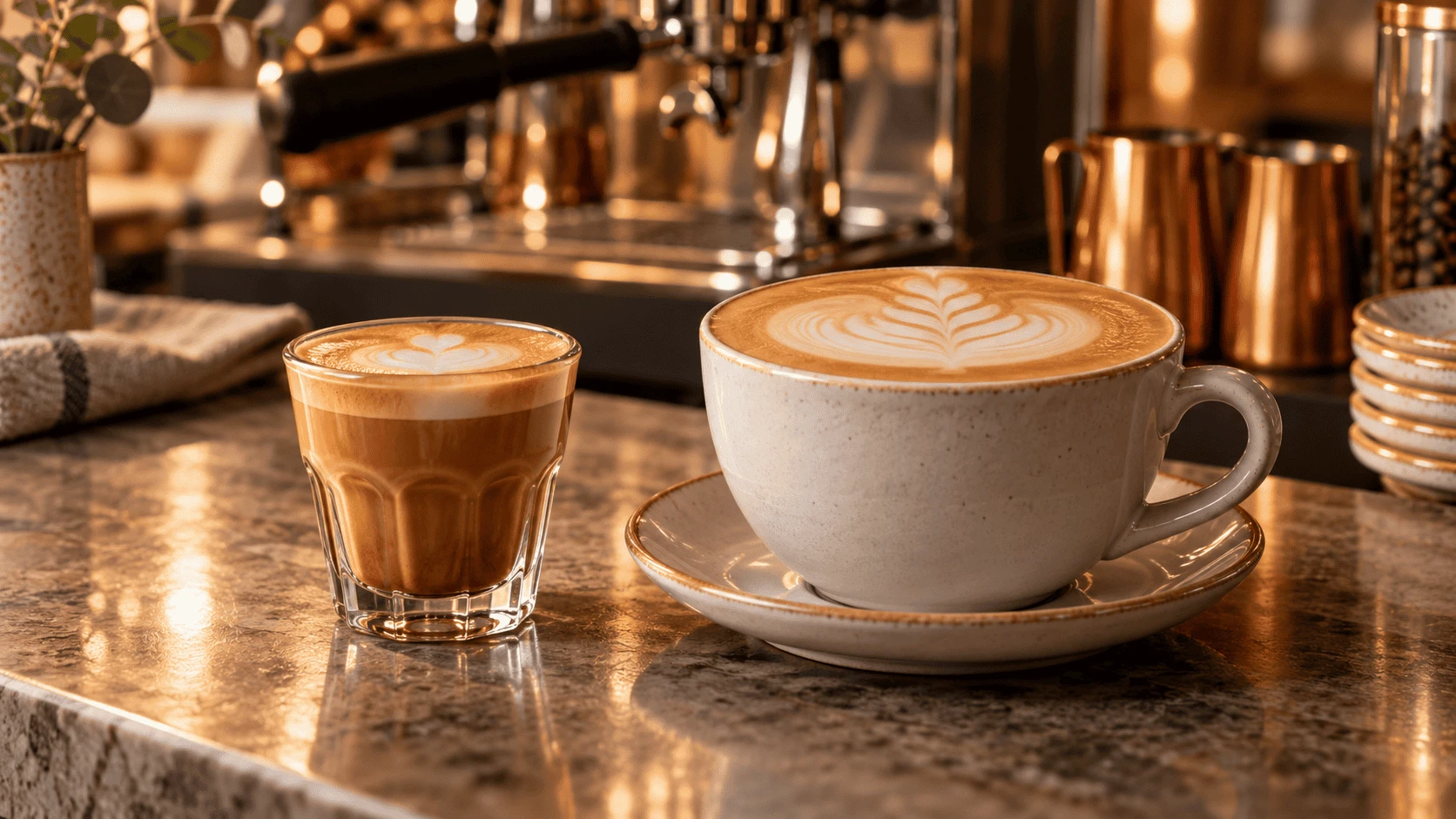 Cortado vs. Flat White: What Is the Difference? (Updated 2026) editorial image