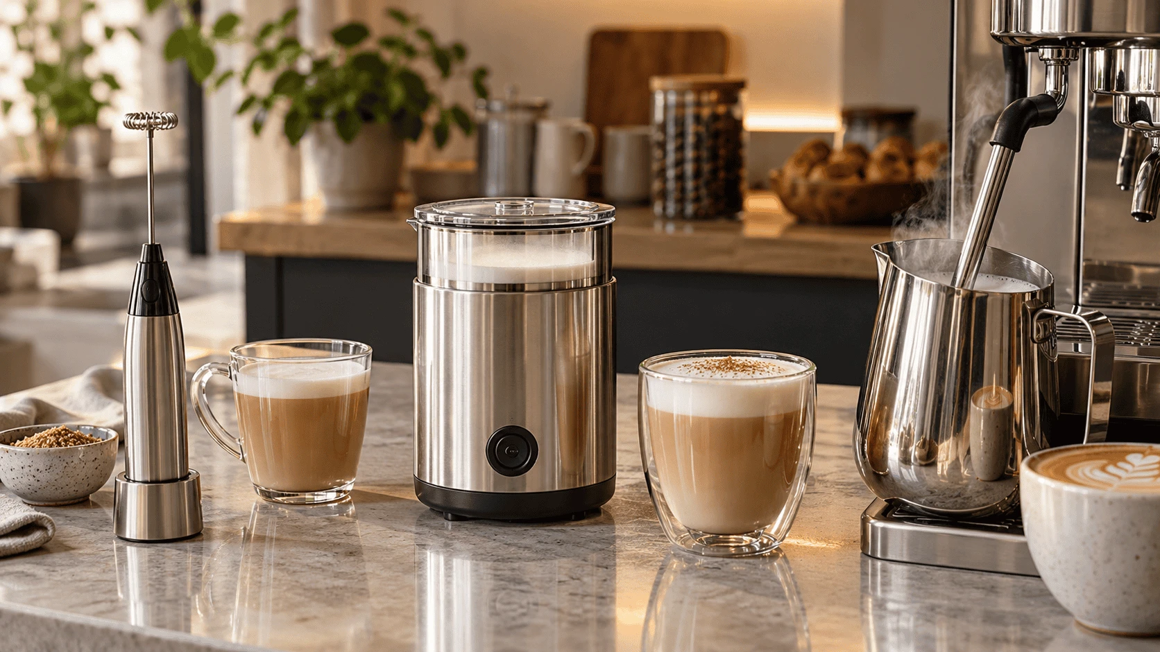 Milk Frother vs. Steamer: What Is the Difference? (Updated 2026) editorial image