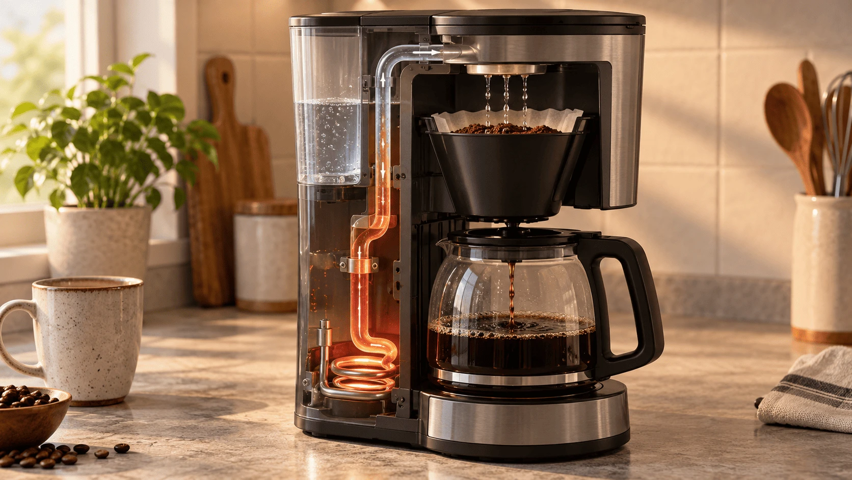 How Does a Coffee Maker Heat Water? (Updated 2026) 2 Original editorial image for How Does a Coffee Maker Heat Water? (Updated 2026)