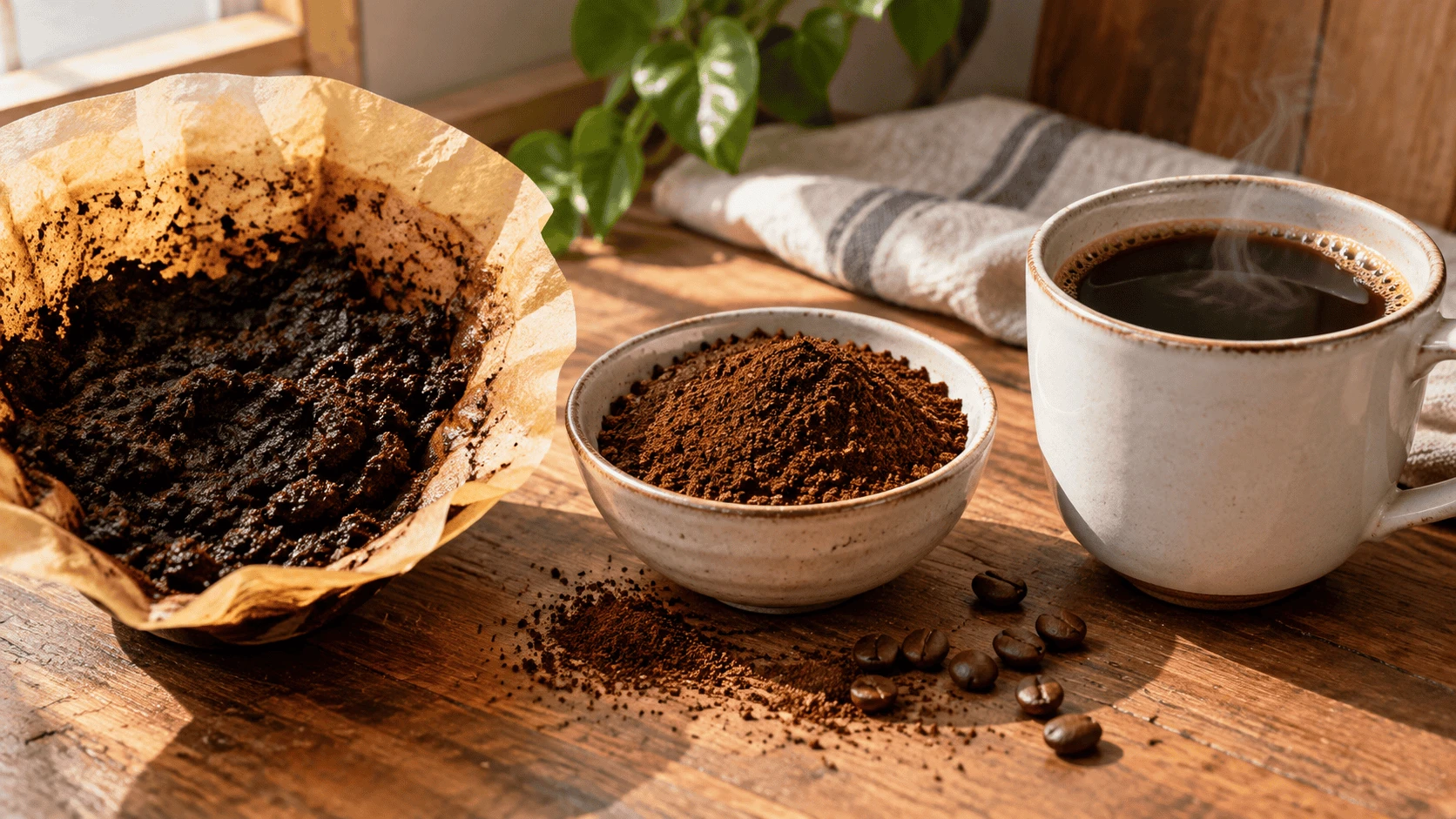 How Much Caffeine Is Left in Used Coffee Grounds? (Updated 2026) editorial image