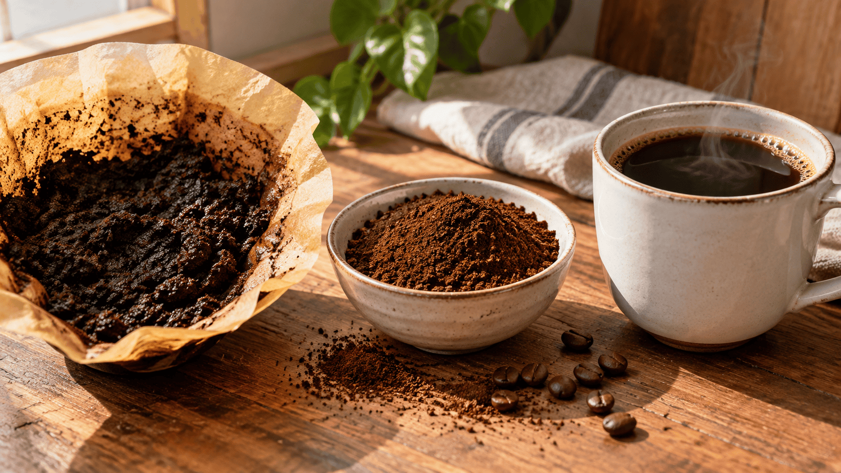 How Much Caffeine Is Left in Used Coffee Grounds? (Updated 2026) editorial image