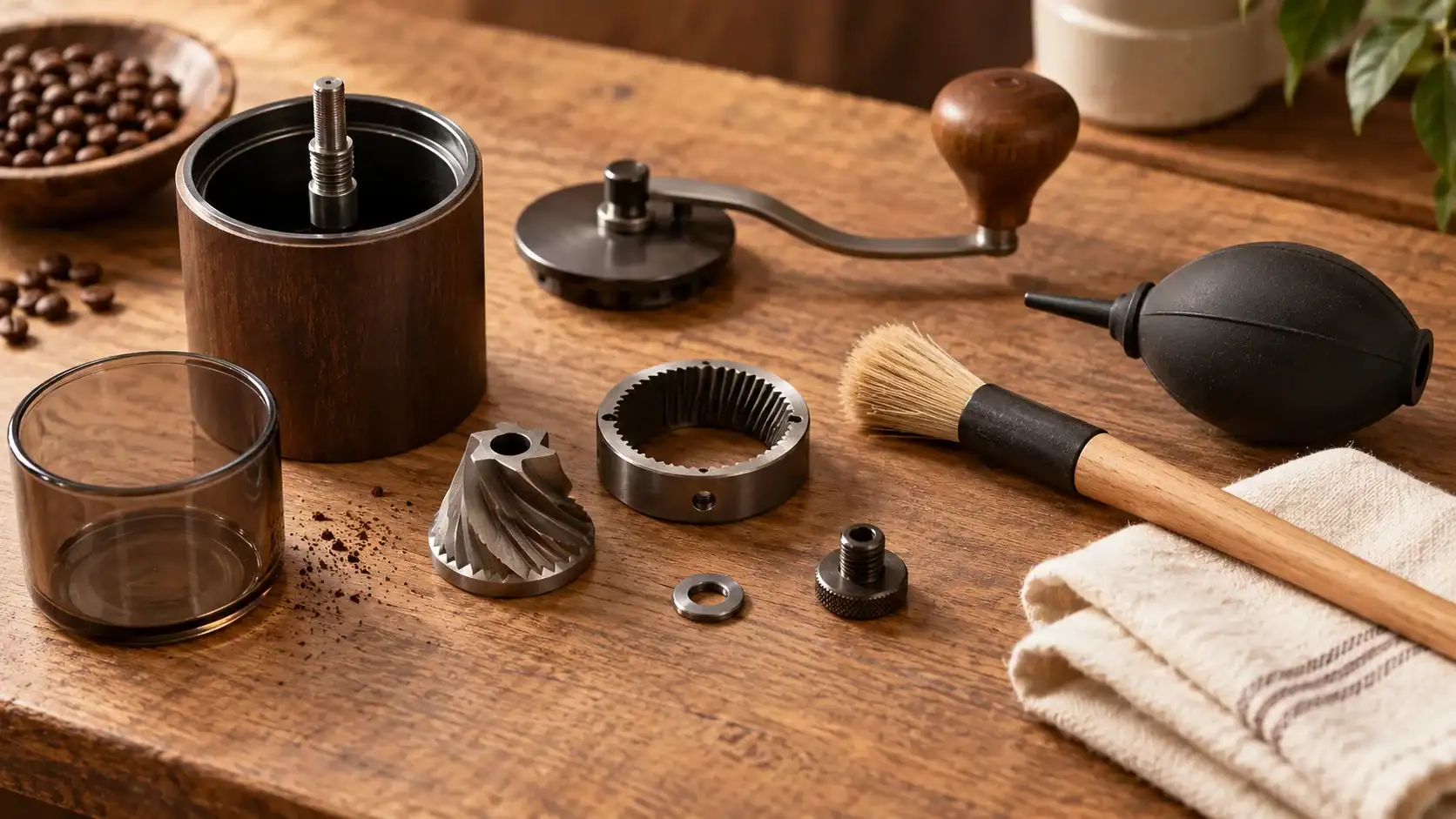 How to Clean a Hand-Crank Coffee Grinder (Updated 2026) 2 Original editorial image for How to Clean a Hand-Crank Coffee Grinder (Updated 2026)