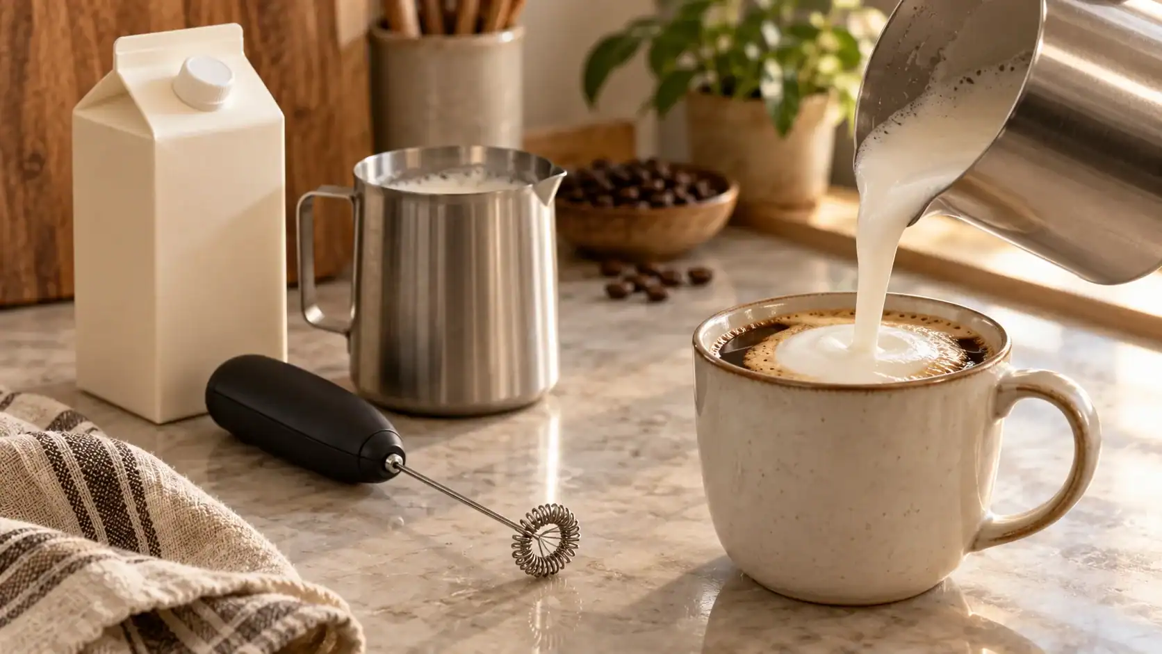 How to Froth Coffee Creamer (Updated 2026) editorial image