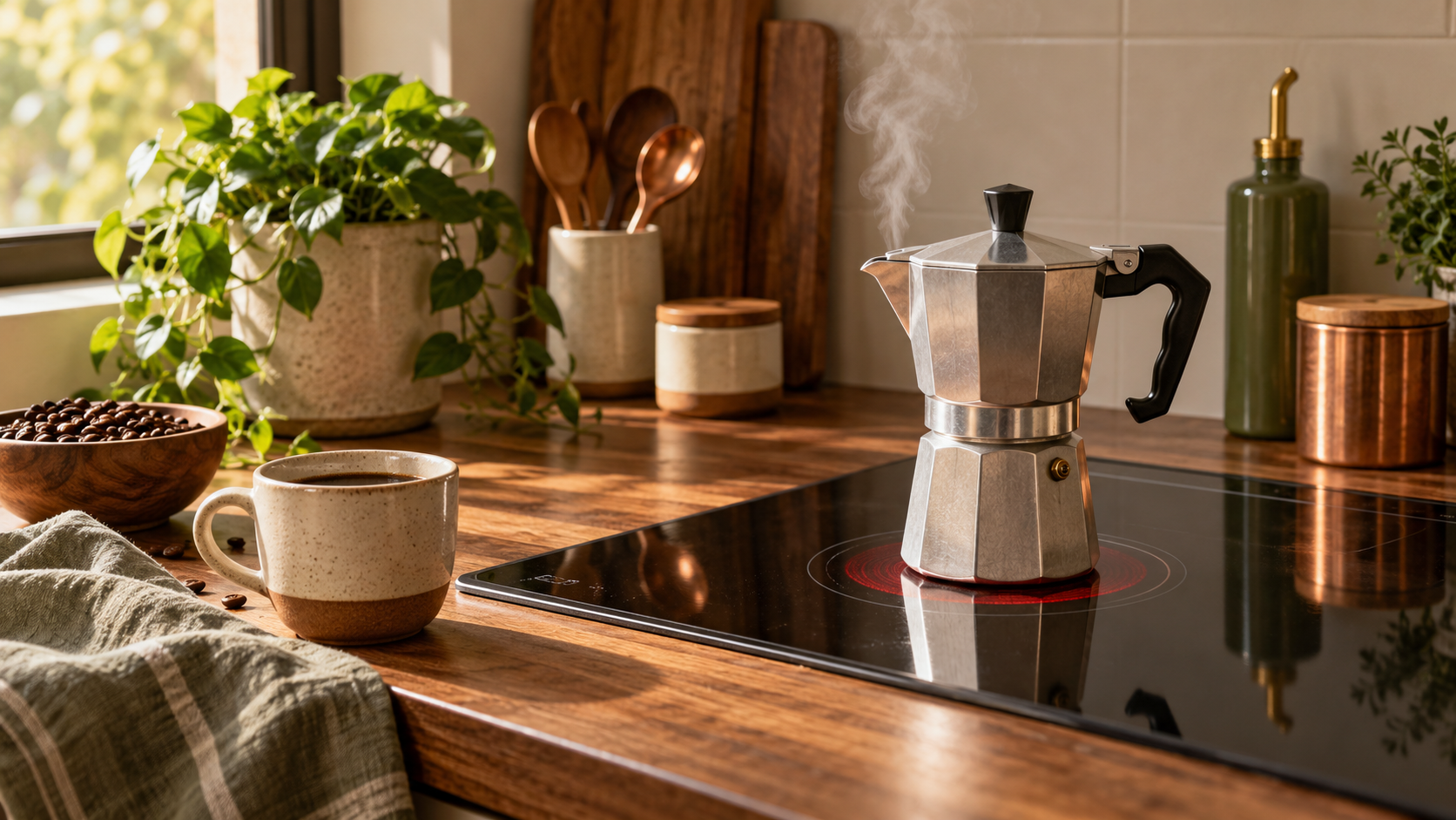 How to Use a Moka Pot on an Electric Stove (Updated 2026) editorial image