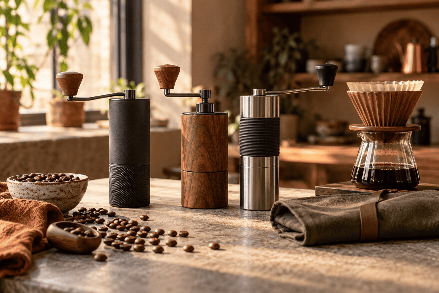Best Manual Coffee Grinders for Travel and Small Kitchens