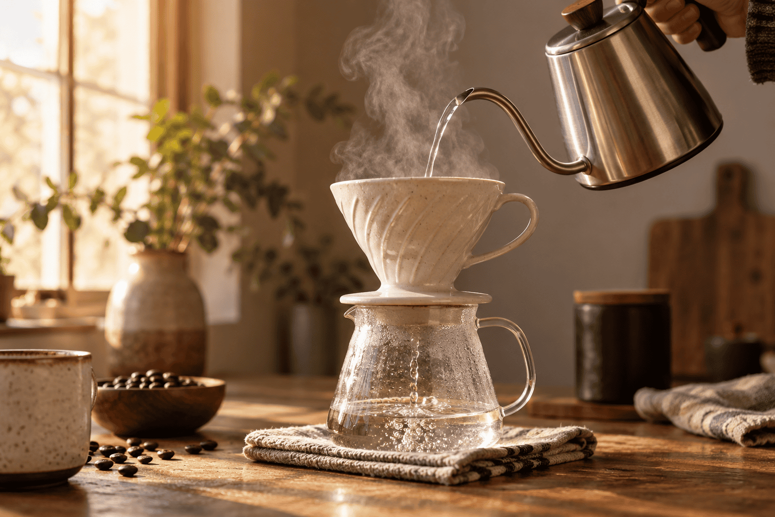 How to Preheat Coffee Brewing Equipment Without Wasting Water