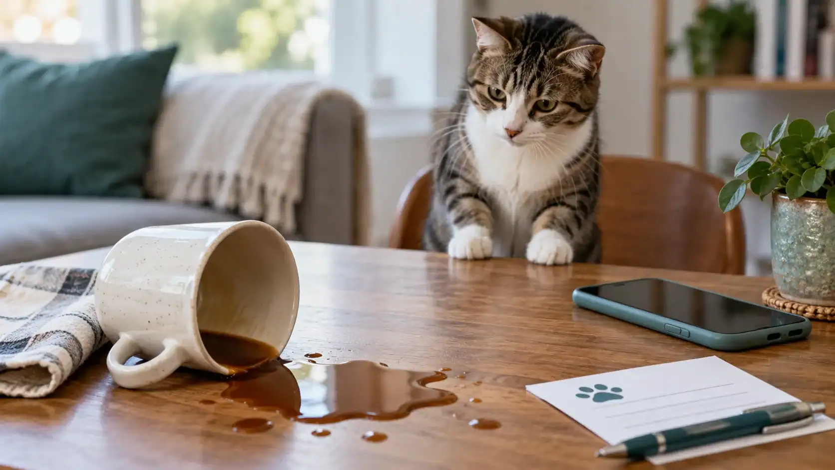 What Should You Do If a Cat Drinks Coffee? (Updated 2026) editorial image